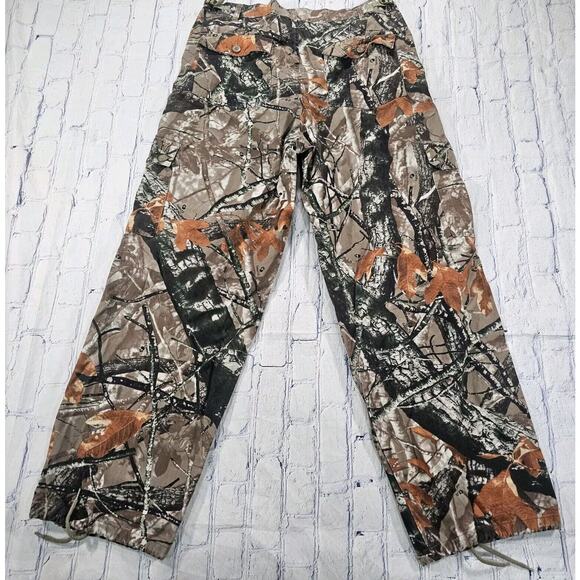 Outfitters Ridge MENS L 36-38 Camo Fusion 3D Cargo Jeans Pants Brown - Picture 7 of 10
